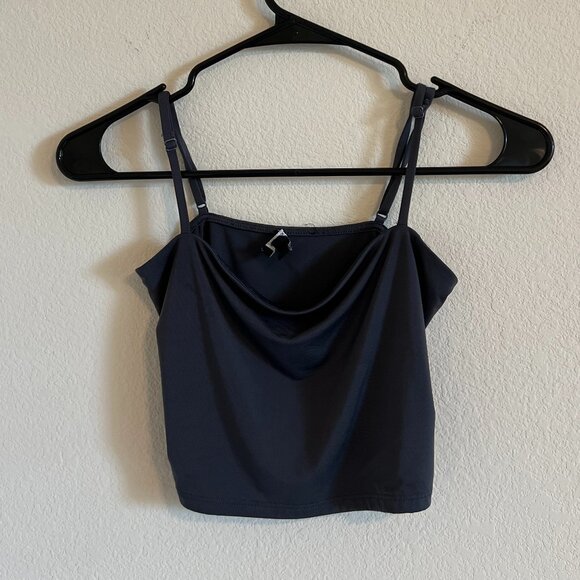 express contour crop cami dark grey - Picture 1 of 3